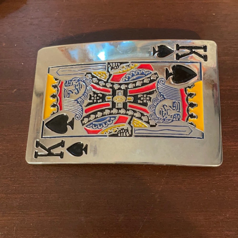 King of Spades Belt Buckle